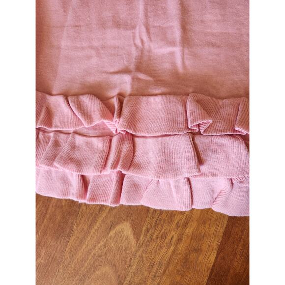 Storybook Knits Vtg HSN pink maxi skirt with ruffles NWT women size small - Picture 2 of 4